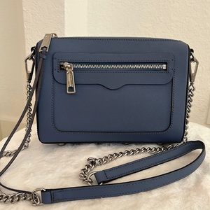 Rebecca Minkoff Avery Crossbody Handbag In Dusty Blue